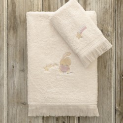 σετ πετσέτες (30x50 + 70x120) - Bunny Bloom