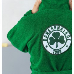 Μπουρνούζι με Κουκούλα - Official Team Licenced Panathinaikos Young Palamaiki