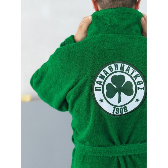 Μπουρνούζι με Κουκούλα - Official Team Licenced Panathinaikos Young Palamaiki