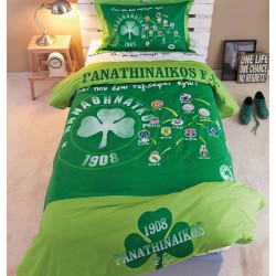 Σετ Κουβερλί Βαμβακερό Υπέρδιπλο 240X250 - Official Team Licenced Panathinaikos FC3