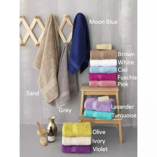 ΠΕΤΣΕΤΑ ΠΡΟΣΩΠΟΥ 50X100 JOLIE COLLECTION ΓΑΛΑΖΙΑ 100% ΒΑΜΒΑΚΙ