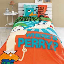 Σετ Παπλωματοθήκη Μονή Disney 170x250 PHINEAS & FERB
