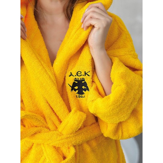 Μπουρνούζι με Κουκούλα XL - AEK Adults