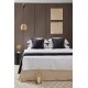 Σεντόνια Μονά White Comfort 170X270 White Stripes