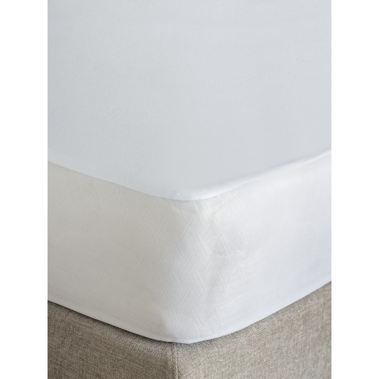 Κάλυμμα Ημίδιπλο White Comfort 110x200+35 JERSEY WATERPROOF