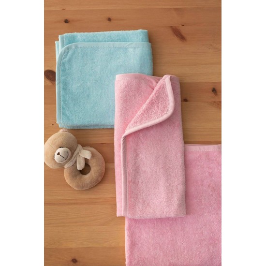 Σετ Πετσέτες Βρεφικες Baby Bath 40X60 Robin Ciel