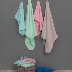 Σετ Πετσέτες Βρεφικες Baby Bath 40X60 Robin Ciel