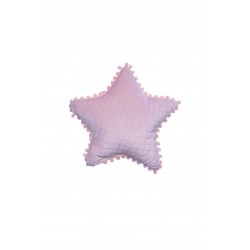 Μαξιλαρι Αστερι Με Pon-Pon 34X34 Elwin Rose Μαξιλαρι Αστερι Με Pon-Pon 34X34 Elwin Rose