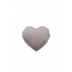Μαξιλαρι Καρδια Με Pon-Pon 40X38 Elwin Beige Μαξιλαρι Καρδια Με Pon-Pon 40X38 Elwin Beige
