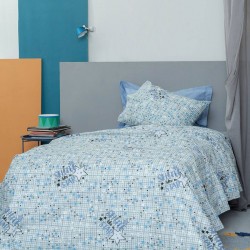 Παπλωμα Μονό Luminous 160X240 Cluster Blue