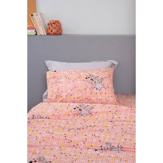 Ζεύγος Μαξιλαροθήκες Φακελος Luminous 50X70 Cluster Pink