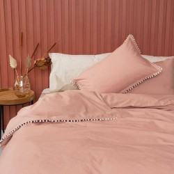 Παπλωματοθήκη Μονή 170X240 Pon-Pon Rose