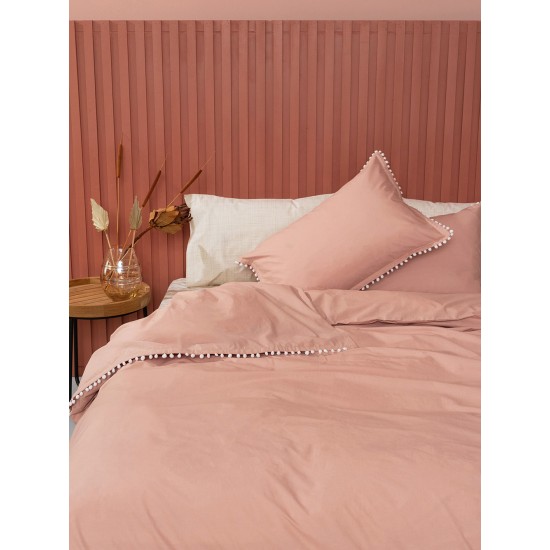 Παπλωματοθηκη Μονή 170x240 PON-PON ROSE