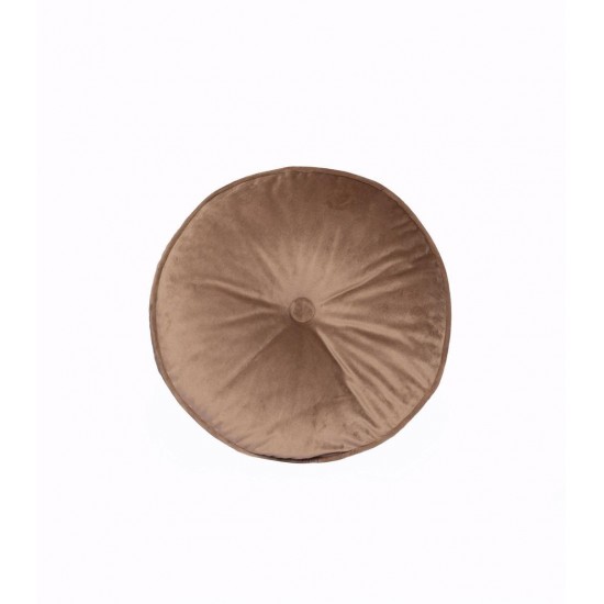 Διακοσμητικό Μαξιλάρι Βελουτε Δ.30cm VF803 Beige