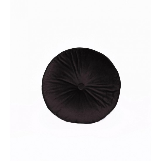 Διακοσμητικό Μαξιλάρι Βελουτε Δ.30cm VF803 Black
