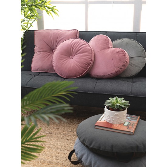 Διακοσμητικο Μαξιλαρι Velvet Feel 45x45 VF807 PINK