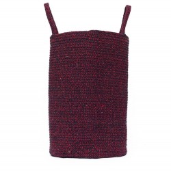 Διακοσμητικο Καλαθι Με Χερουλια Home Décor 30X45 Ran Bordeaux