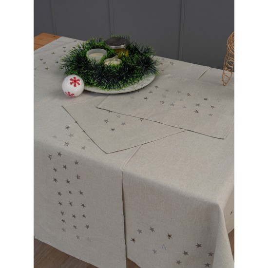 Τραπεζομαντηλο Christmas Collection 140x140 CD02 GREY