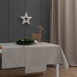Τραπεζομαντηλο Christmas Collection 140x140 CD02 GREY