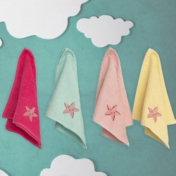 Σετ 4 Πετσετάκια Μπανιου Kids Bath 40x60 STARFISH Σετ 4 Πετσετάκια Μπανιου Kids Bath 40x60 STARFISH
