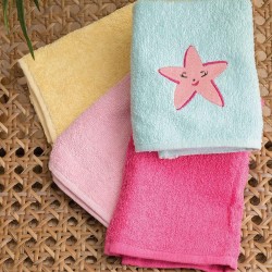 Σετ 4 Πετσετάκια Μπανιου Kids Bath 40x60 STARFISH Σετ 4 Πετσετάκια Μπανιου Kids Bath 40x60 STARFISH