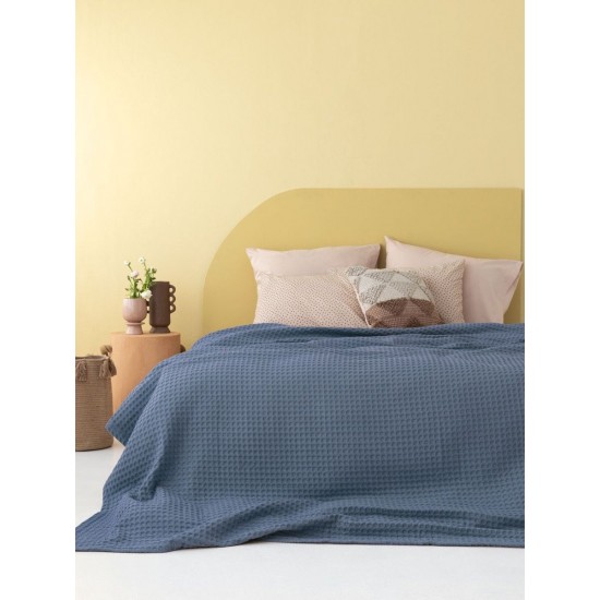 Κουβέρτα Πικέ 250x240 MARCIE STEEL