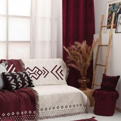 Διακοσμητικο Καλαθι Με Χερουλια Home Décor 30x40 FABIAN BORDEAUX