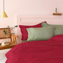 Σεντόνι Υπέρδιπλο 240X270 Sateen Riga Bordeaux Σεντόνι Υπέρδιπλο 240X270 Sateen Riga Bordeaux