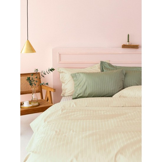 Σεντόνι Υπέρδιπλο 240X270 Sateen Riga Cream