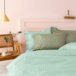 Σεντόνι Υπέρδιπλο 240X270 Sateen Riga Mint Σεντόνι Υπέρδιπλο 240X270 Sateen Riga Mint