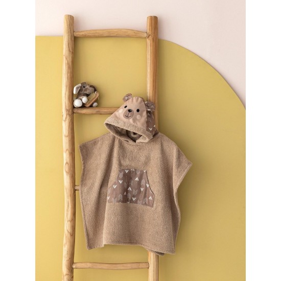 Poncho Kids Bath Teddy