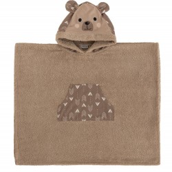 Poncho Kids Bath Teddy