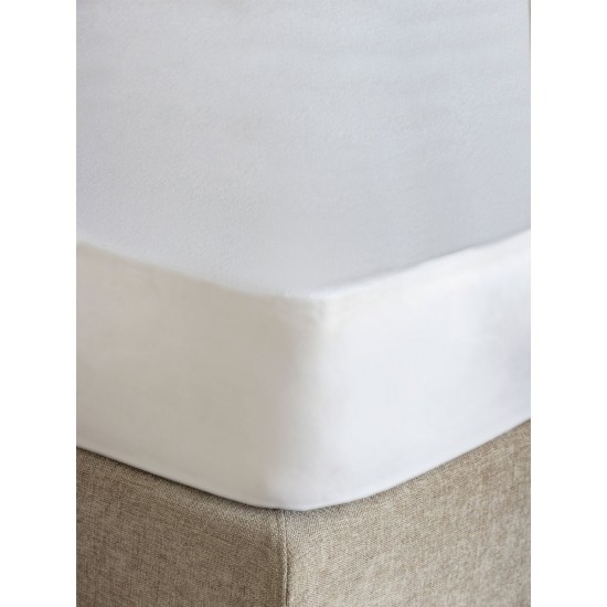 Καλύμματα μαξιλαριών White Comfort 50x70 JERSEY-WATERPROOF