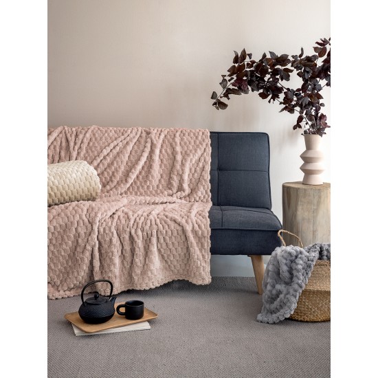 Κουβέρτα Fleece 160x220 ASTER BEIGE