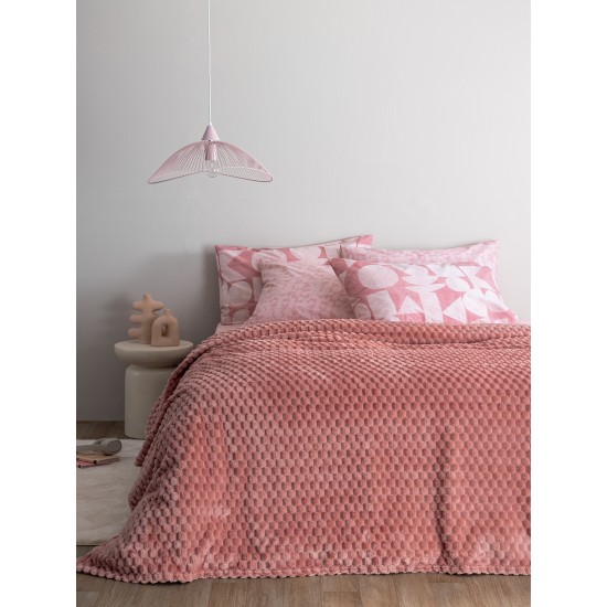 Κουβέρτα Fleece 160x220 ASTER ROSE