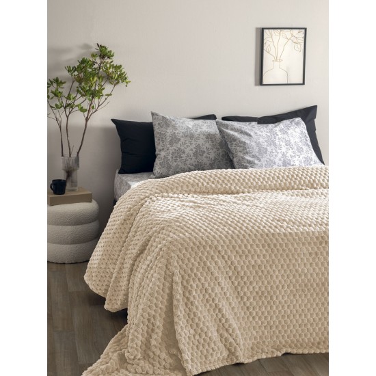 Κουβέρτα Fleece 160x220 ASTER CREME