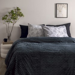 Κουβέρτα Fleece 220x240 ASTER COAL