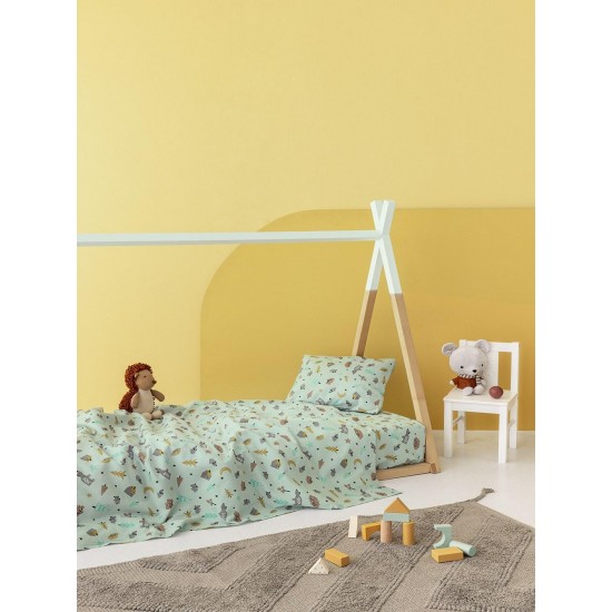 Σετ Μονά Σεντόνια Floufi 170x265 FF101 Χωρίς Λάστιχο