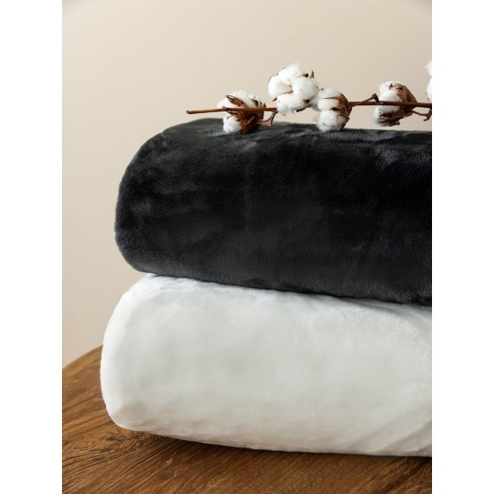 Κουβέρτα Fleece 160x220 FANI OFFWHITE OFFWHITE