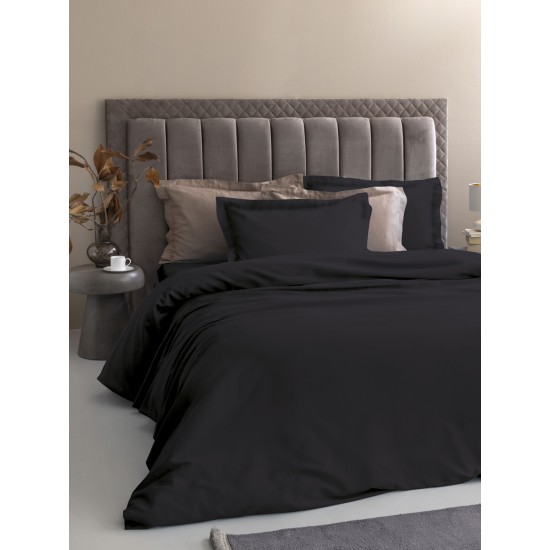 Σετ Υπέρδιπλα Σεντόνια 240x270 Posh Sateen BLACK