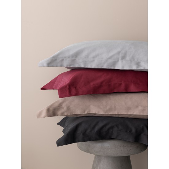 Ζεύγος Μαξιλαροθήκες Oxford 52x72 Posh Sateen TAUPE