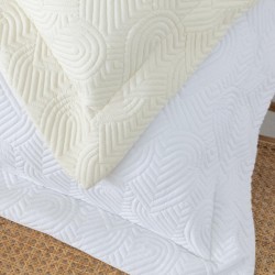 Σετ Κουβερλί 240x260 WED101 WHITE