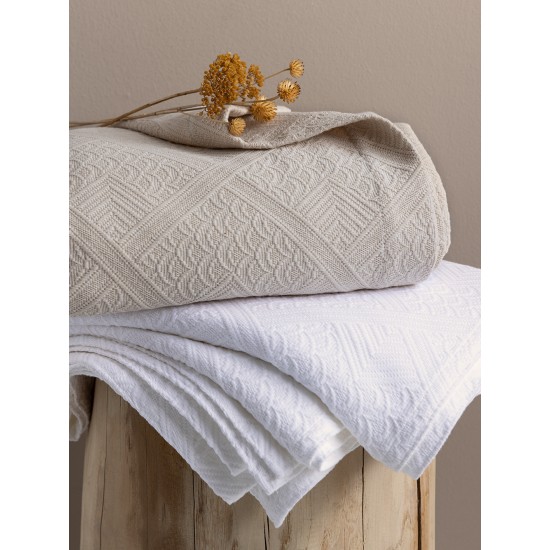 Κουβέρτα 250x260 CARLA IVORY