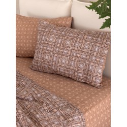 Σετ Σεντόνια Υπέρδιπλα Flannel Beauty 240x265 FB0229 Με Λάστιχο
