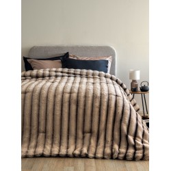 Κουβερτοπάπλωμα Υπέρδιπλο 230x250 CATE BEIGE