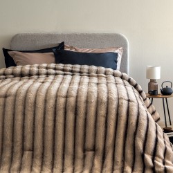 Κουβερτοπάπλωμα Υπέρδιπλο 230x250 CATE BEIGE
