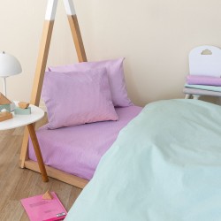 Σεντόνι Κούνιας 130x170 TOTEM LILAC Χωρίς Λάστιχο