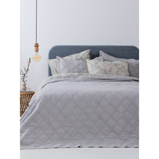 Σετ Κουβερλί King size 260x240 IFIGENEIA SILVER