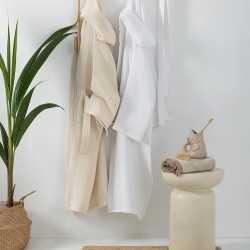 Μπουρνούζι Bath Collection MOUS WHITE Large