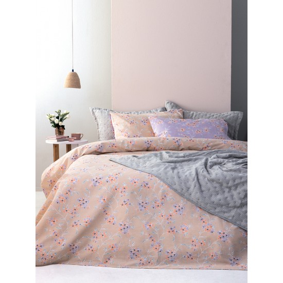 Σετ Μονά Σεντόνια Fashion Life 170x260 FL6262 Με Λάστιχο